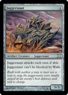 [327]【EN】【FOIL】巨大戦車/Juggernaut【10ED】[U][茶]