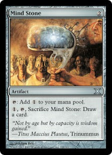 [334]【EN】【FOIL】精神石/Mind Stone【10ED】[U][茶]