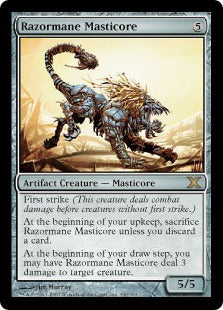[339]【EN】剃刀毛のマスティコア/Razormane Masticore【10ED】[R][茶]