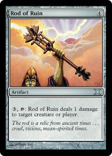 [340]【EN】【FOIL】破滅のロッド/Rod of Ruin【10ED】[U][茶]