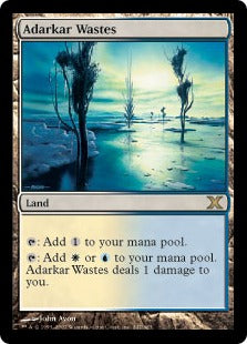 [347]【JP】【FOIL】アダーカー荒原/Adarkar Wastes【10ED】[R][土地]