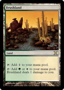 [349]【JP】低木林地/Brushland【10ED】[R][土地]