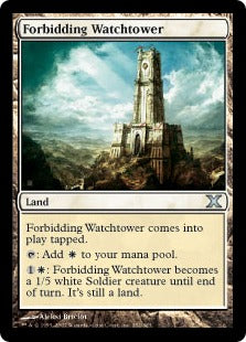 [352]【EN】【FOIL】近づきがたい監視塔/Forbidding Watchtower【10ED】[U][土地]