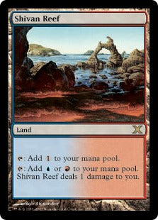 [357]【EN】【FOIL】シヴの浅瀬/Shivan Reef【10ED】[R][土地]