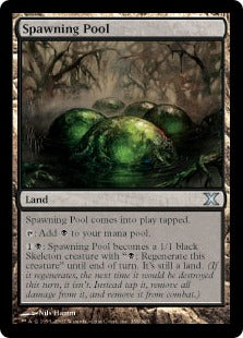[358]【JP】【FOIL】産卵池/Spawning Pool【10ED】[U][土地]