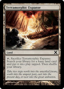 [360]【EN】広漠なる変幻地/Terramorphic Expanse【10ED】[C][土地]