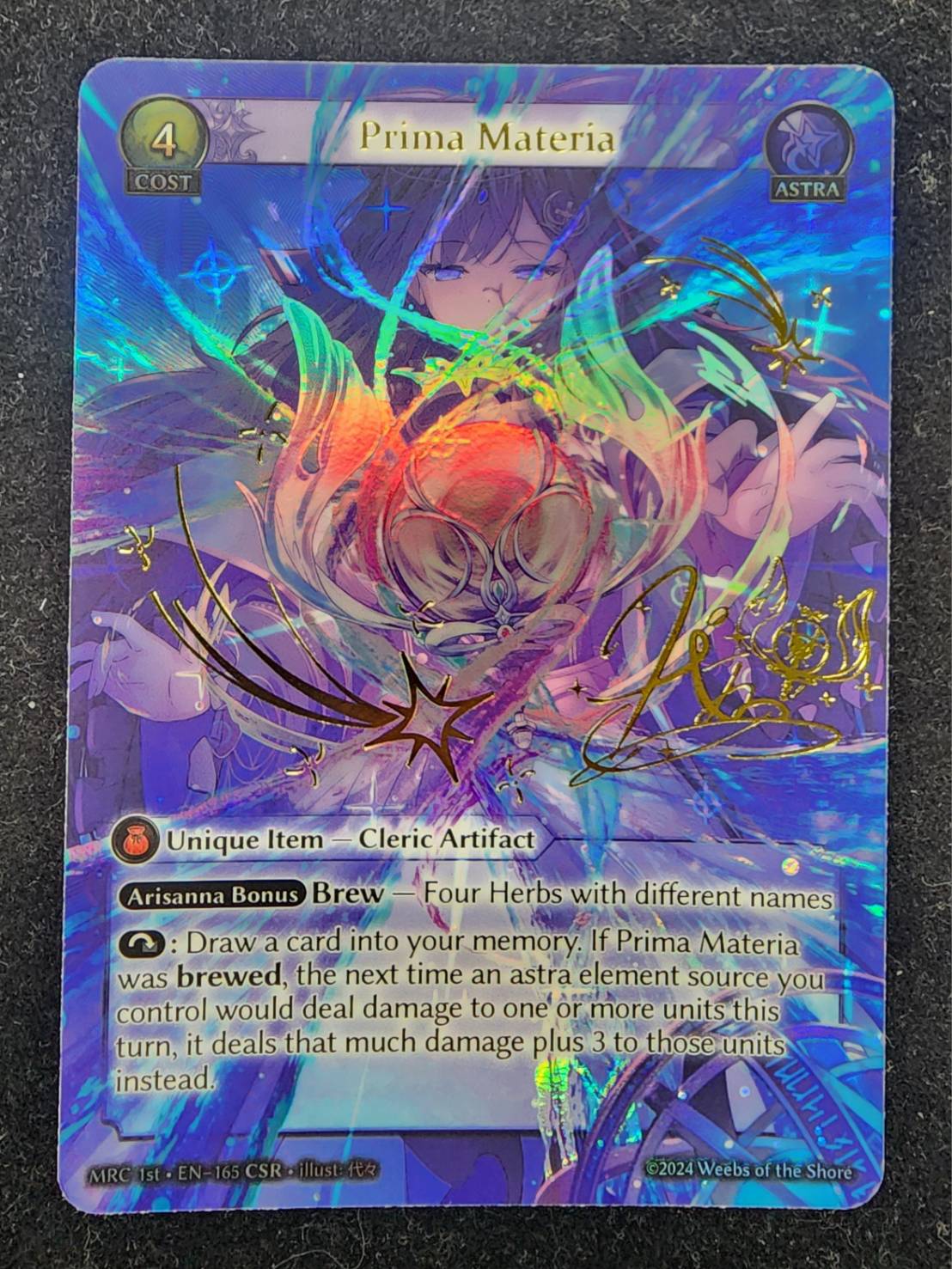 ★特価品★[165]【EN】【FOIL】Prima Materia【MRC1st】[CSR][Astra]
