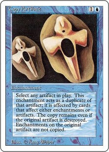★特価品★[053]【EN】Copy Artifact【3ED】[R][青] [EX]