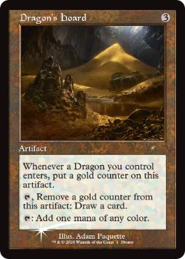 [001]【EN】【FOIL】ドラゴンの財宝/Dragon's Hoard【PRM】[P][茶]