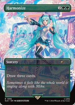 [1596]【EN】【FOIL】■ボーダーレス■調和/Harmonize【SLD】[P][緑]