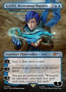 [1590]【EN】■ボーダーレス■秘密の解明者、ジェイス/Jace, Unraveler of Secrets【SLD】[P][青]