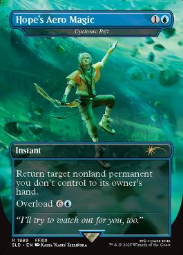 [1869]【EN】【FOIL】■ボーダーレス■サイクロンの裂け目/Cyclonic Rift【SLD】[P][青]