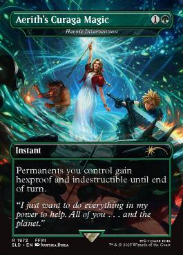 [1872]【EN】【FOIL】■ボーダーレス■英雄的介入/Heroic Intervention【SLD】[P][緑]