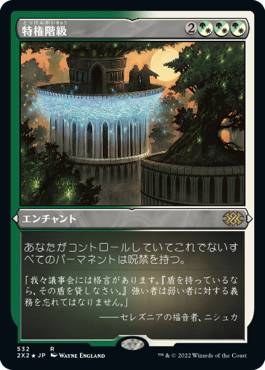 [532]【JP】【エッチングFOIL】特権階級/Privileged Position【2X2】[R][多色]