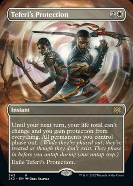 [343]【EN】■ボーダーレス■テフェリーの防御/Teferi's Protection【2X2】[R][白]