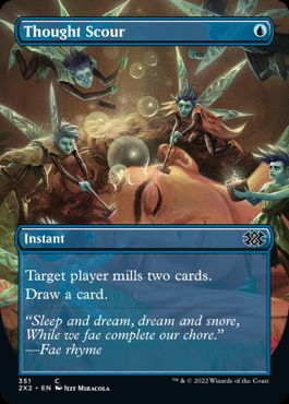 [351]【EN】■ボーダーレス■思考掃き/Thought Scour【2X2】[C][青]