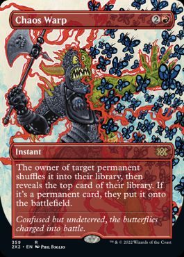 [359]【EN】■ボーダーレス■混沌のねじれ/Chaos Warp【2X2】[R][赤]