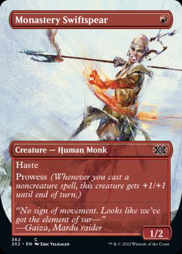 [362]【EN】■ボーダーレス■僧院の速槍/Monastery Swiftspear【2X2】[C][赤]