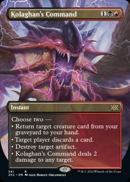[381]【EN】■ボーダーレス■コラガンの命令/Kolaghan's Command【2X2】[R][多色]
