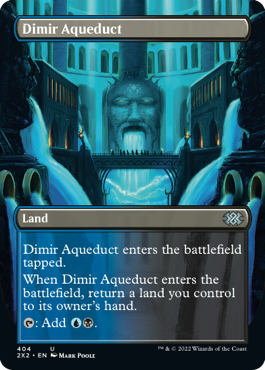 [404]【EN】■ボーダーレス■ディミーアの水路/Dimir Aqueduct【2X2】[U][土地]