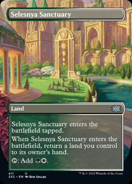[411]【EN】■ボーダーレス■セレズニアの聖域/Selesnya Sanctuary【2X2】[U][土地]