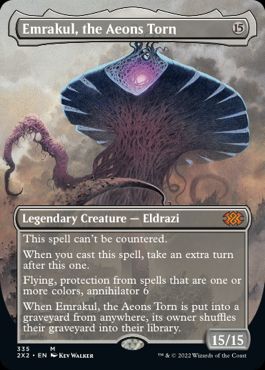 [335]【EN】【FOIL】■ボーダーレス■引き裂かれし永劫、エムラクール/Emrakul, the Aeons Torn【2X2】[M][無]