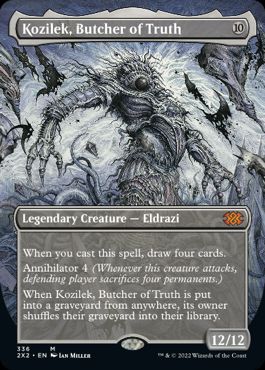 [336]【EN】【FOIL】■ボーダーレス■真実の解体者、コジレック/Kozilek, Butcher of Truth【2X2】[M][無]