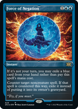 [429]【EN】【エッチングFOIL】否定の力/Force of Negation【2X2】[R][青]