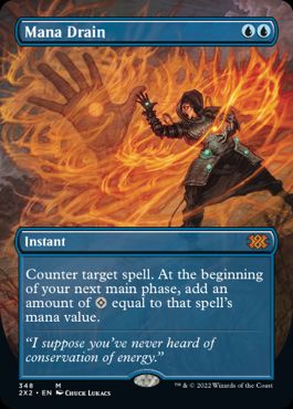 [348]【EN】【FOIL】■ボーダーレス■マナ吸収/Mana Drain【2X2】[M][青]