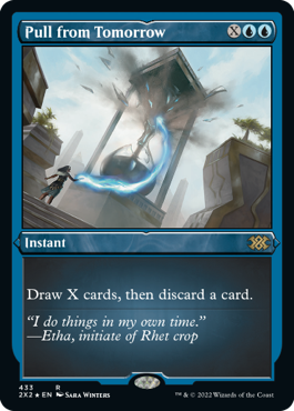 [433]【EN】【エッチングFOIL】明日からの引き寄せ/Pull from Tomorrow【2X2】[R][青]