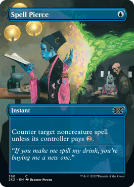 [350]【EN】【FOIL】■ボーダーレス■呪文貫き/Spell Pierce【2X2】[C][青]