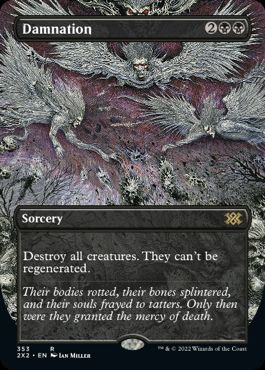 [353]【EN】【FOIL】■ボーダーレス■滅び/Damnation【2X2】[R][黒]