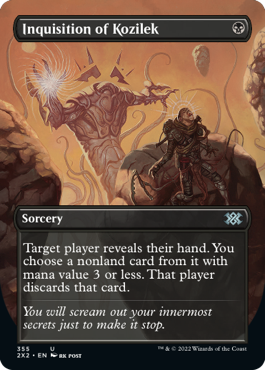 [355]【EN】【FOIL】■ボーダーレス■コジレックの審問/Inquisition of Kozilek【2X2】[U][黒]