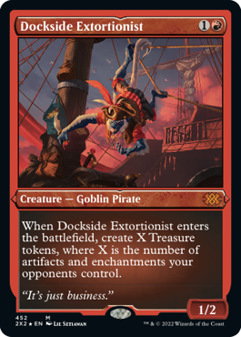[452]【EN】【エッチングFOIL】波止場の恐喝者/Dockside Extortionist【2X2】[M][赤]