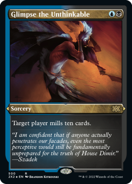 [500]【EN】【エッチングFOIL】不可思の一瞥/Glimpse the Unthinkable【2X2】[R][多色]