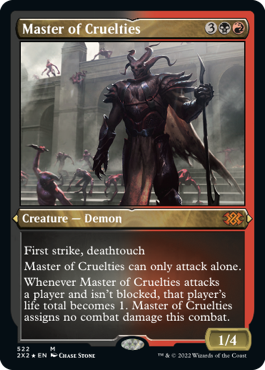[522]【EN】【エッチングFOIL】残虐の達人/Master of Cruelties【2X2】[M][多色]
