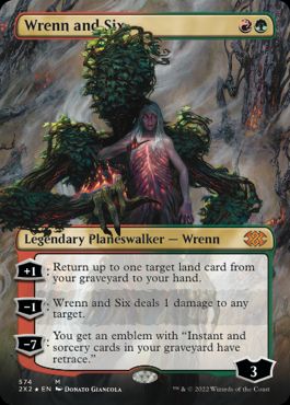 [574]【EN】【テクスチャーFOIL】■ボーダーレス■レンと六番/Wrenn and Six【2X2】[M][多色]