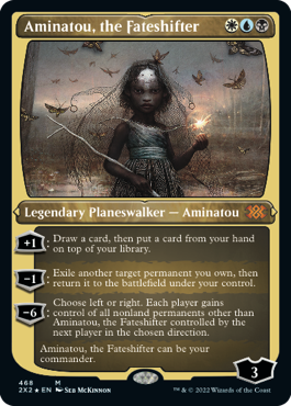 [468]【EN】【エッチングFOIL】運命を変える者、アミナトゥ/Aminatou, the Fateshifter【2X2】[M][多色]