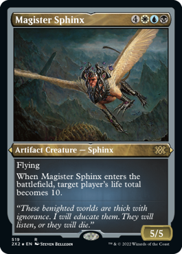 [519]【EN】【エッチングFOIL】厳然たるスフィンクス/Magister Sphinx【2X2】[R][多色]