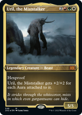 [548]【EN】【エッチングFOIL】霧を歩むもの、ウリル/Uril, the Miststalker【2X2】[M][多色]