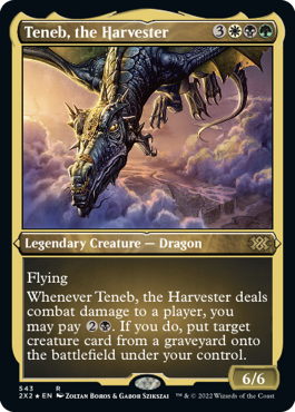 [543]【EN】【エッチングFOIL】収穫するものテネブ/Teneb, the Harvester【2X2】[R][多色]