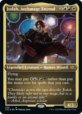 [509]【EN】【エッチングFOIL】永遠の大魔道師、ジョダー/Jodah, Archmage Eternal【2X2】[R][多色]