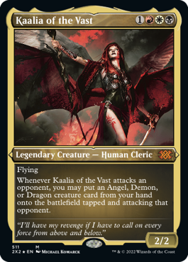 [511]【EN】【エッチングFOIL】巨大なるカーリア/Kaalia of the Vast【2X2】[M][多色]