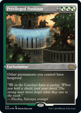 [532]【EN】【エッチングFOIL】特権階級/Privileged Position【2X2】[R][多色]