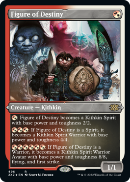[496]【EN】【エッチングFOIL】運命の大立者/Figure of Destiny【2X2】[R][多色]