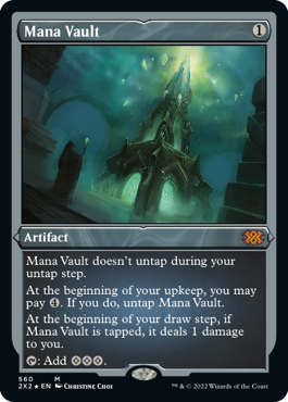 [560]【EN】【エッチングFOIL】魔力の櫃/Mana Vault【2X2】[M][茶]