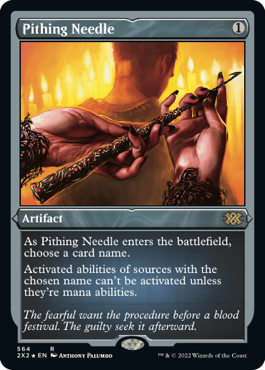 [564]【EN】【エッチングFOIL】真髄の針/Pithing Needle【2X2】[R][茶]