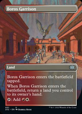 [401]【EN】【FOIL】■ボーダーレス■ボロスの駐屯地/Boros Garrison【2X2】[U][土地]