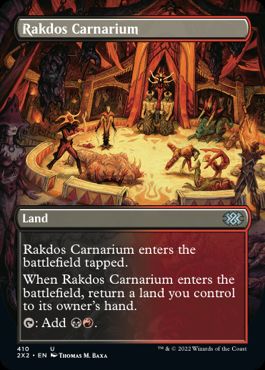 [410]【EN】【FOIL】■ボーダーレス■ラクドスの肉儀場/Rakdos Carnarium【2X2】[U][土地]