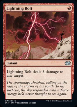 [117]【EN】稲妻/Lightning Bolt【2X2】[U][赤]